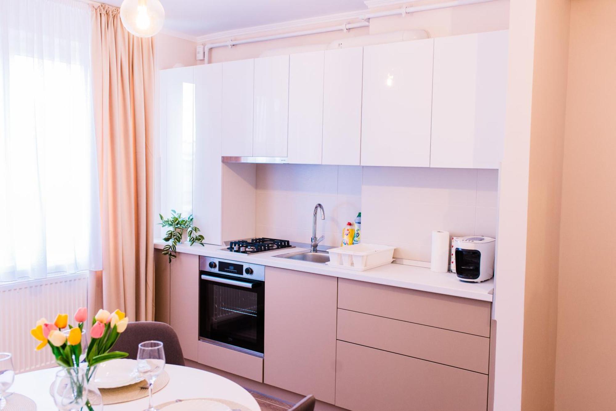 Central White Apartment Satu Mare Exteriör bild